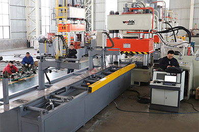 全(quán)自動錨杆托盤(pan)生産線（630噸錨杆(gan)托盤液壓機）